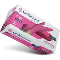 Luva Descartável Látex c/ Pó p/ Procedimento UniGloves Caixa C/ 100 Unidades