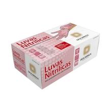 Luva Descartável Nitrílica Rosa Sem Pó C/100 - DESCARPACK Luva Descartável Nitrílica Rosa Sem Pó C/100 - DESCARPACK