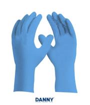 Luva descartável nitrílica Sensiflex Flex Azul DA-90200 Danny Luva descartável nitrílica Sensiflex Flex Azul DA-90200 Danny