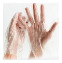 Luva descartável plástica Volk Brasil caixa com 1000 unidades Luva descartável plástica Volk Brasil caixa com 1000 unidades