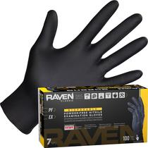 Luva descartável SAS Safety Raven em nitrilo sem pó X-Large Luva descartável SAS Safety Raven em nitrilo sem pó X-Large
