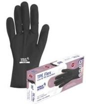 Luva Descartável TPE Flex Preta Volk Caixa c/ 100 un - COD 10.69.210.07 - MARCA VOLK Luva Descartável TPE Flex Preta Volk Caixa c/ 100 un - COD 10.69.210.07 - MARCA VOLK