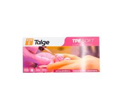 Luva Descartável Tpe Soft G Rosa Talge Luva Descartável Tpe Soft G Rosa Talge