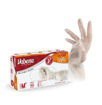 Luva Descartavel Viniflex - Vabene Preta ou Translucida - M/G