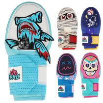 Luva deslizante Big Crazy Hammerhead Sharks Baseball para jovens/adultos