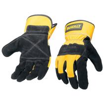 Luva DEWALT DPG41 Premium Split em couro bovino com palma grande