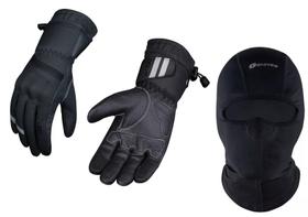 Luva Dry Tech X11 Impermeavel Cano Longo Touch Screen Moto + Balaclava Termica