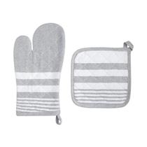 Luva e Descanso de Panela Stripes 2 Peças - Home Style