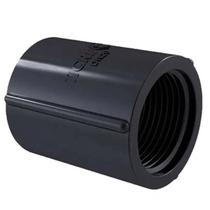 Luva Eletroduto Roscável 1/2 Polegada Tigre Pesada PVC Preta