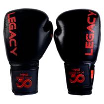 Luva em Couro MKS Legacy tiras autocolantes