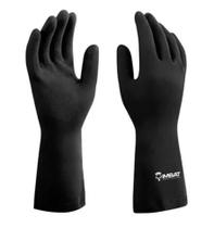 Luva em Látex Forrada Cor: Preto CA: 44495 - REF: LV-LPF-9