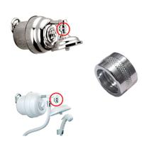 Luva Em Metal Recartilhada para Ducha Articulavel Cardal Du214 Etc - Pr603