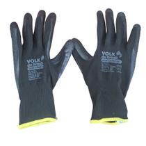 Luva emborrachada grip comfort volk flexivel anti derrapante