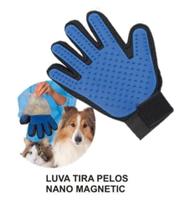 Luva Escova Nano Magnética Tira Pelos Pets Cães & Gatos Luva Escova Nano Magnética Tira Pelos Pets Cães & Gatos