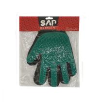 Luva Escova Verde Pet Shop Caes e Gatos Sap Sap Pet