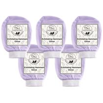 Luva esfoliante para banho turco Natural Elephant Lovely Lilac x5