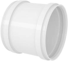 Luva esgoto correr tigre 4" (100mm) pvc branca