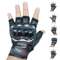 Luva Esportiva Meio Dedo Com Proteção de Palma Para Bike Moto Trilha Aventura Conforto e Ajuste Luva Esportiva Meio Dedo Com Proteção de Palma Para Bike Moto Trilha Aventura Conforto e Ajuste