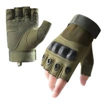 Luva Esportiva Meio Dedo com Reforço e Ventilação