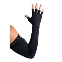 Luva Extra Longa Com Proteção Solar Preto Flexsport Luva Extra Longa Com Proteção Solar Preto Flexsport