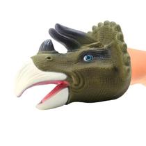 Luva Fantoche Dinossauro Rex Realista Vinil Rotobrinq