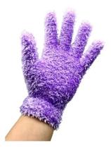 Luva Felpuda De Pelinho Inverno Punho Elástico Tamanho Único Roxo Luva Felpuda De Pelinho Inverno Punho Elástico Tamanho Único Roxo