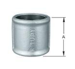 Luva Ferro Galvanizado 1,1/2x1,1/2