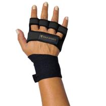 Luva Fitiness Gold Sports com Bandagem Gold - Preto