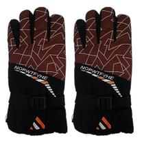 Luva Forrada Impermeável Motoqueiro, Frio, Esportes Resistente Marrom XM31235MA Luva Forrada Impermeável Motoqueiro, Frio, Esportes Resistente Marrom XM31235MA