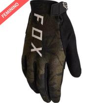 Luva Fox Feminina Ranger Gel Amarelo