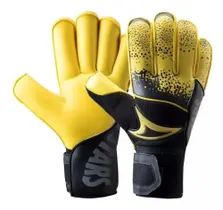 Luva Fox Three Stras Goleiro Palma Amarela