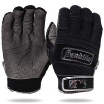 Luva Franklin Sports MLB A XXL preta/preta para todas as condições climáticas Luva Franklin Sports MLB A XXL preta/preta para todas as condições climáticas