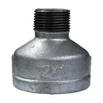 Luva Galvanizada Macho/Fêmea Redução 2" x 1"