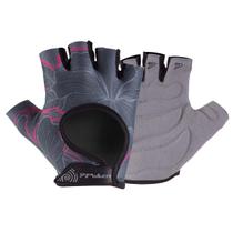 Luva Gel de Musculação Slim Audacity Poker Preto/Rosa
