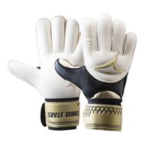 Luva Goleiro Futebol Campo Three Stars Gold Palma Branca Luva Goleiro Futebol Campo Three Stars Gold Palma Branca