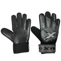 Luva Goleiro Infantil Oxn Agilis - Preto/Prata/Grafite