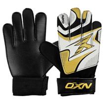 Luva Goleiro OXN Adulto Dourado Society Campo Futsal Cor:Branco/DouradoTamanho:9Gênero:Únissex