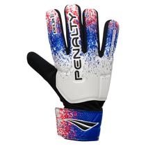 Luva Goleiro Penalty Delta 1 XXIII Branca/Azul/Vermelha