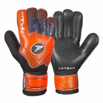 Luva goleiro Poker Training Focus infantil - unissex - azul e laranja Luva goleiro Poker Training Focus infantil - unissex - azul e laranja