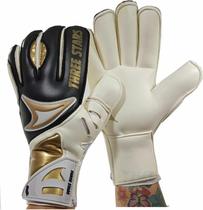 Luva Goleiro TIGRA pto/bco - Three Stars Luva Goleiro TIGRA pto/bco - Three Stars