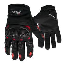 Luva gp tech highway preta vermelha motoqueiro motocicilista palma antiderrapante gg