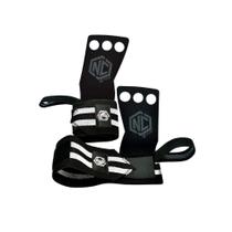 Luva Grip Munhequeira Pull Up Exercício Funcional Protetor - Nc Extreme