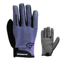 Luva Groove GR1 Full Finger Lilas/Preto