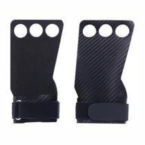 Luva Hand Grip Carbono Protetor 3 dedos Cross Training LPO Academia Workout Pull Up Unissex Gym