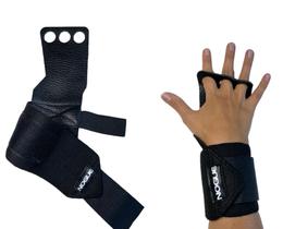 Luva Hand Grip Com Munhequeira Três Furos NOGUE FIT
