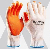 Luva handex hand vulcano 10(eg) laranja - ca 41.666