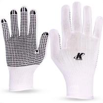Luva Helanca Kalipso Com Pigmento Branco - Kit C/12