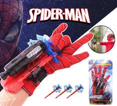 Luva Homem Aranha Lança Teia Brinquedo Infantil Presente Spider