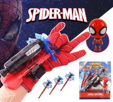Luva Homem Aranha Lança Teia Spider Man Brinquedo Presente
