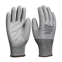 Luva Imbat Anticorte com Banho Palmar PU Cinza Tamanho 8 - Embalagem com 1 Par Luva Imbat Anticorte com Banho Palmar PU Cinza Tamanho 8 - Embalagem com 1 Par